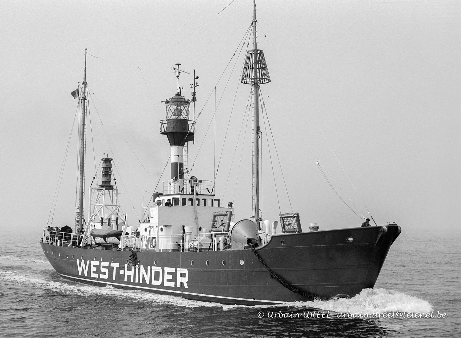 Lightvessel LICHTSCHIP 3 (°1950) 16 APR 1987